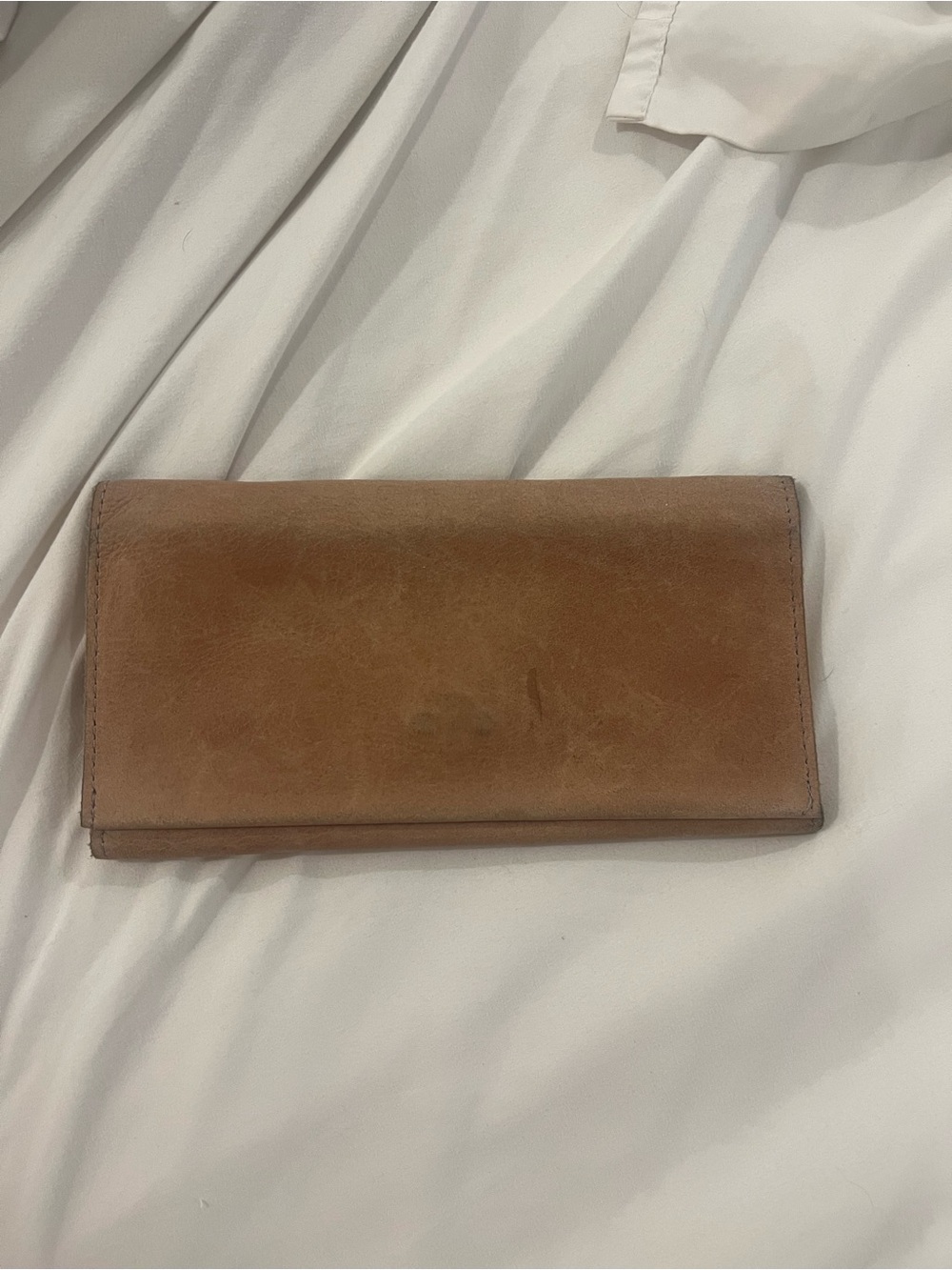 Able Tan Leather Long Wallet